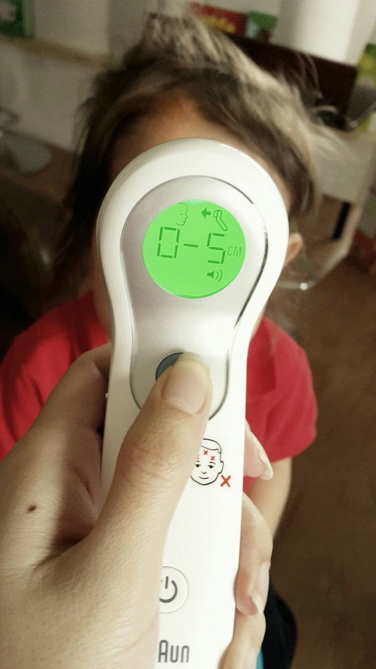 Thermometre Braun Sans contact + frontal